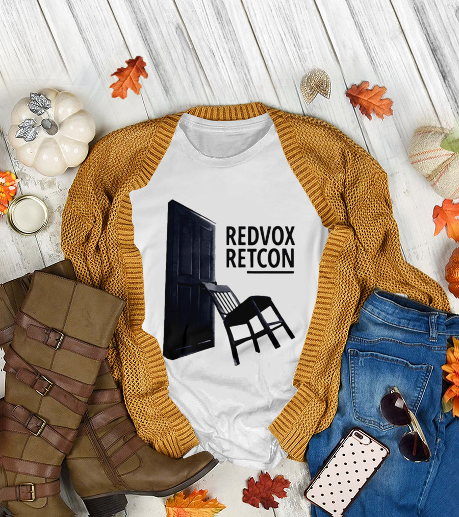 Red Vox Retcon Album Door And Chair T-Shirt