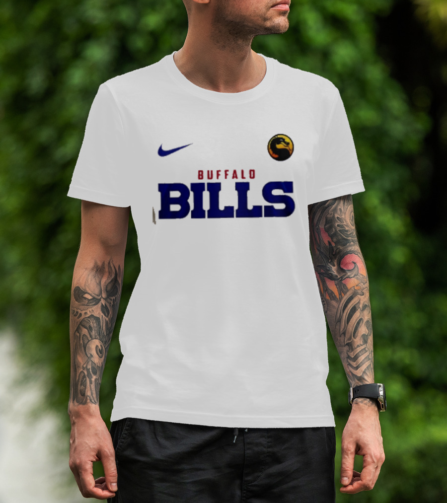 Nike Sub Zero Buffalo Bills Mortal Kombat Crossover Freeze Your Soul T-Shirt