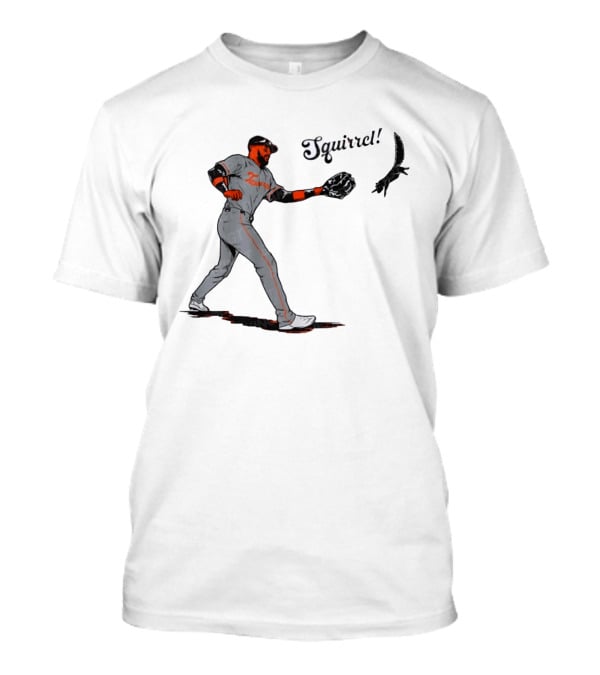 Tavares Squirrel Baltimore Orioles Baseball Moment Sports T-Shirt