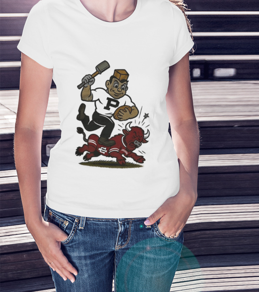 Purdue Boilermakers Crush Indiana Hoosiers NCAA Football Rivalry Victory T-Shirt