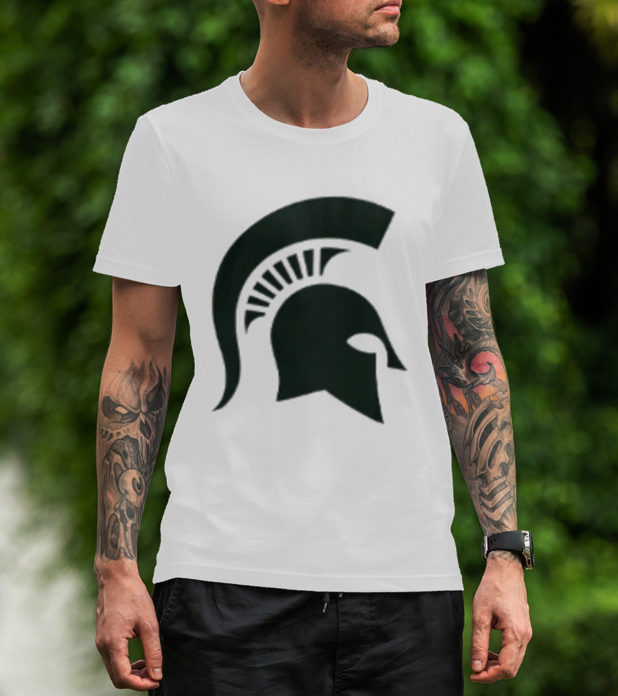 Michigan State Spartans Primary 2025 Iconic Spartan Helmet Trendy T-Shirt