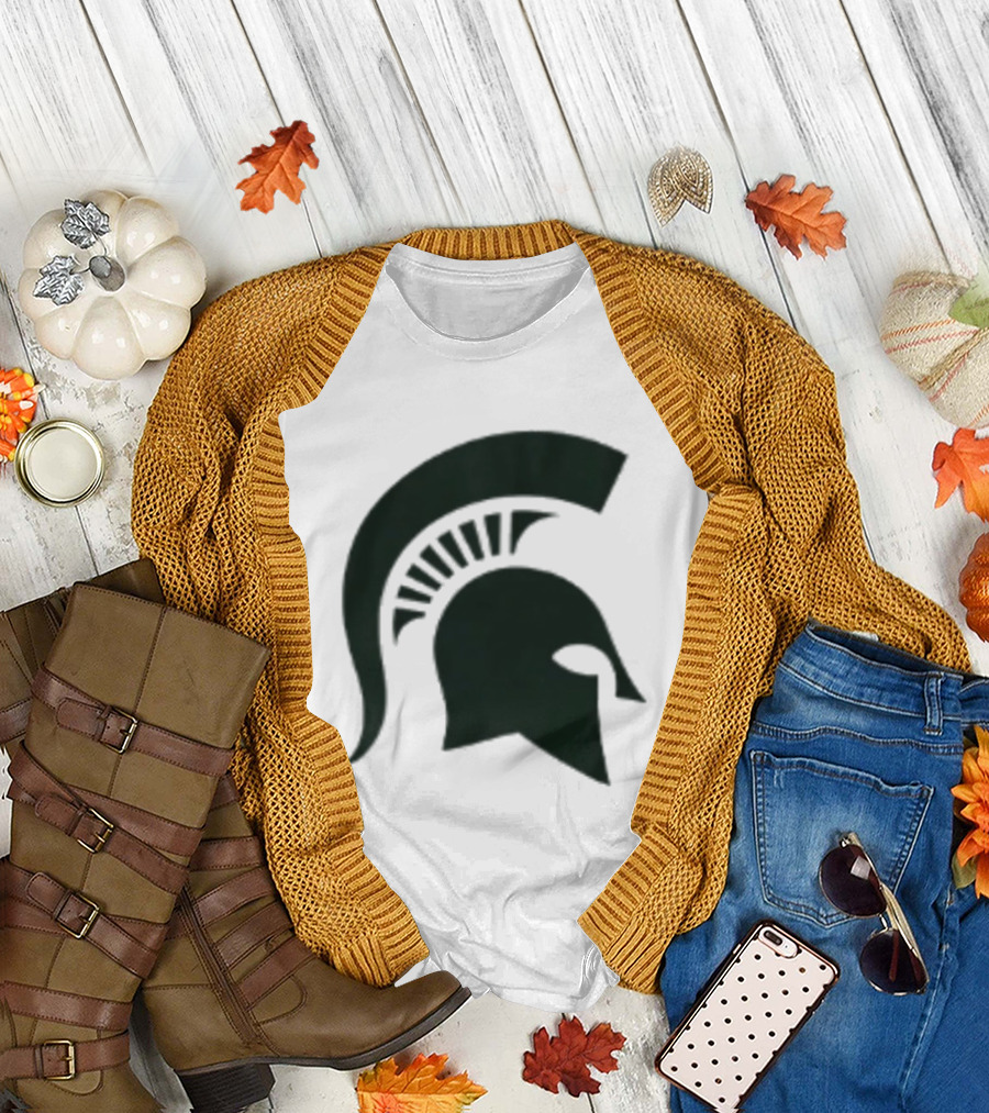 Michigan State Spartans Primary 2025 Iconic Spartan Helmet Trendy T-Shirt
