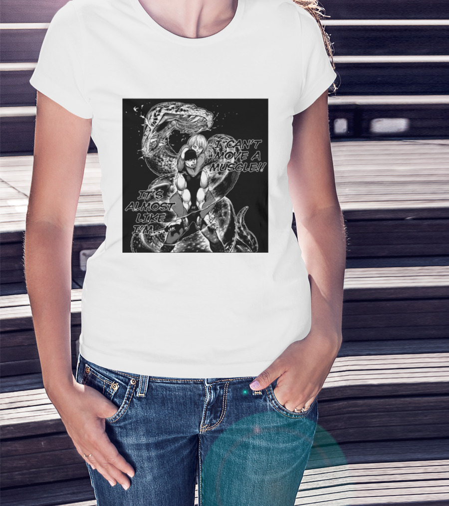 I Can't Move A Muscle It's Almost Like I'm Imai Cosmo Manga Snake Scene T-Shirt
