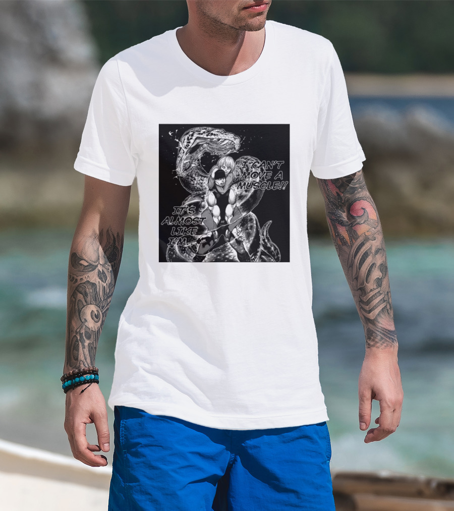 I Can't Move A Muscle It's Almost Like I'm Imai Cosmo Manga Snake Scene T-Shirt