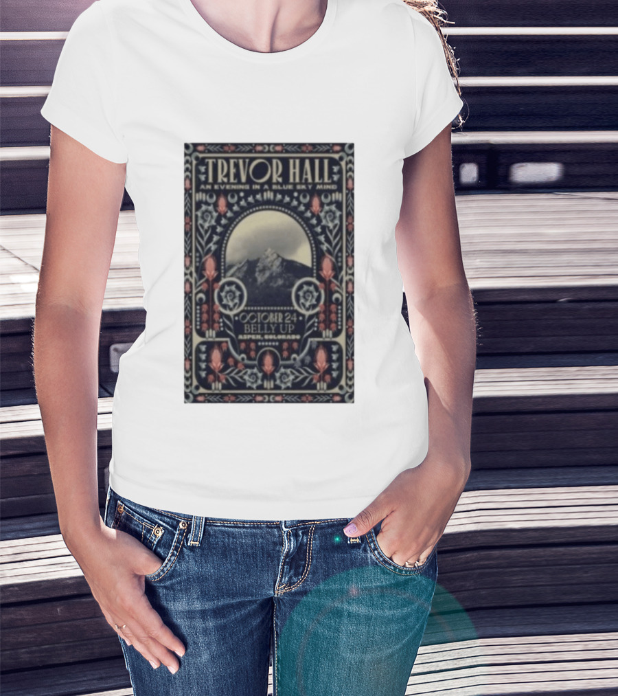 Trevor Hall An Evening In A Blue Sky Mind At Belly Up Aspen Colorado October 24 2025 T-Shirt