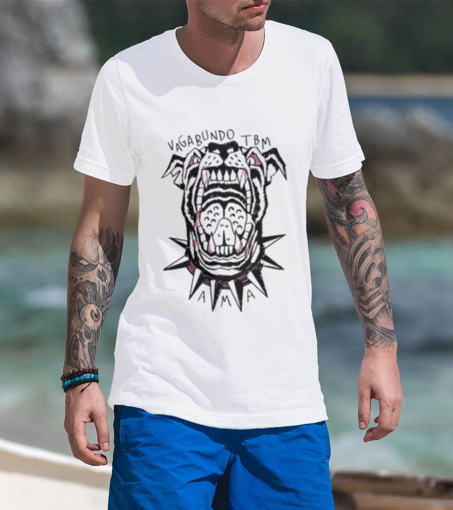 Vagabundo THC Original Pitbull Sketch Womens T-Shirt