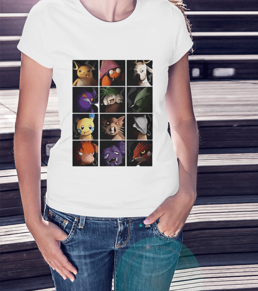 Pokemon Characters It Looks Just As Stupid When You Do It Smoking T-Shirt