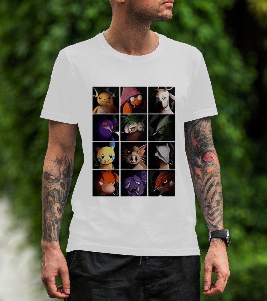 Pokemon Characters It Looks Just As Stupid When You Do It Smoking T-Shirt