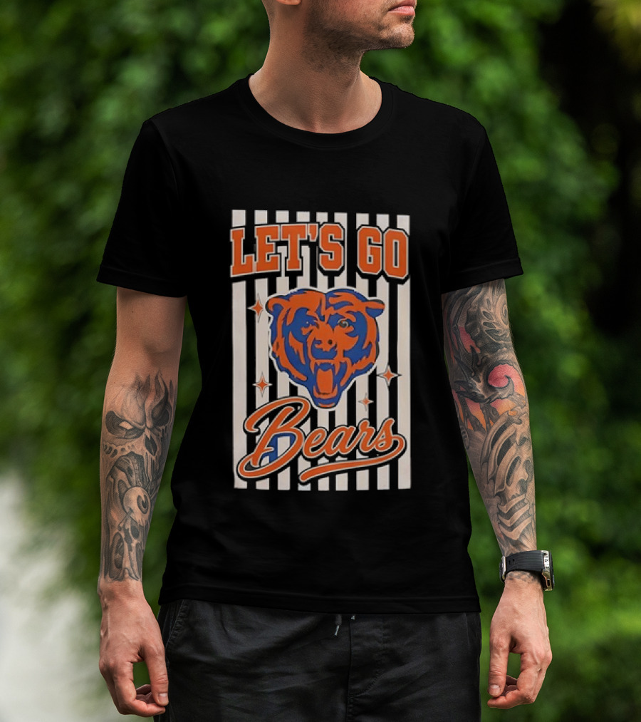 Let's Go Chicago Bears Fan Support T-Shirt