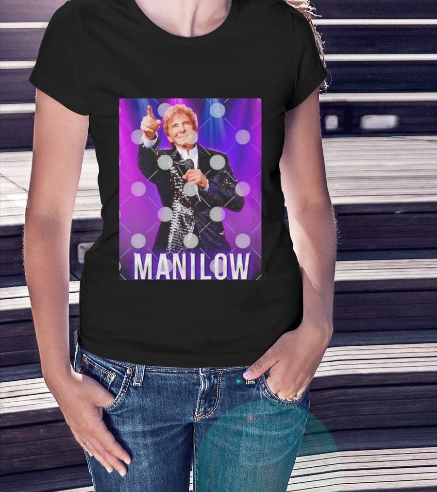 Barry Manilow Starry Stage Performance Concert T-Shirt