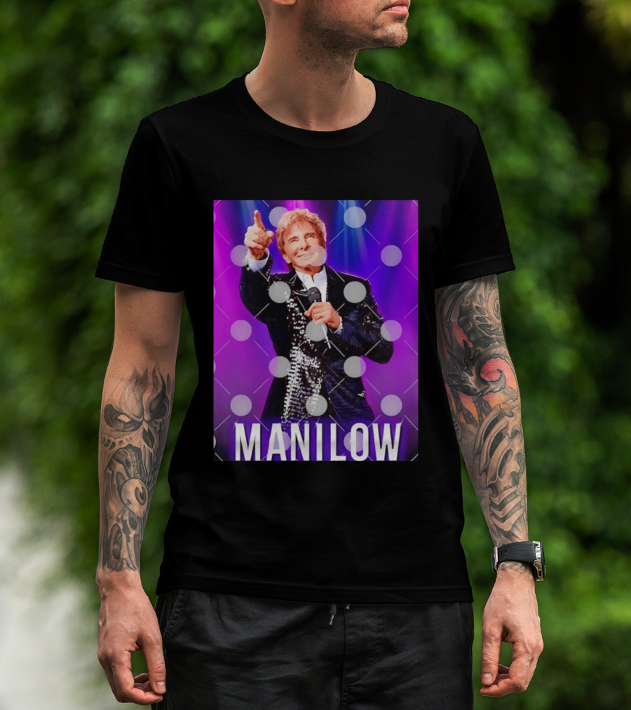 Barry Manilow Starry Stage Performance Concert T-Shirt