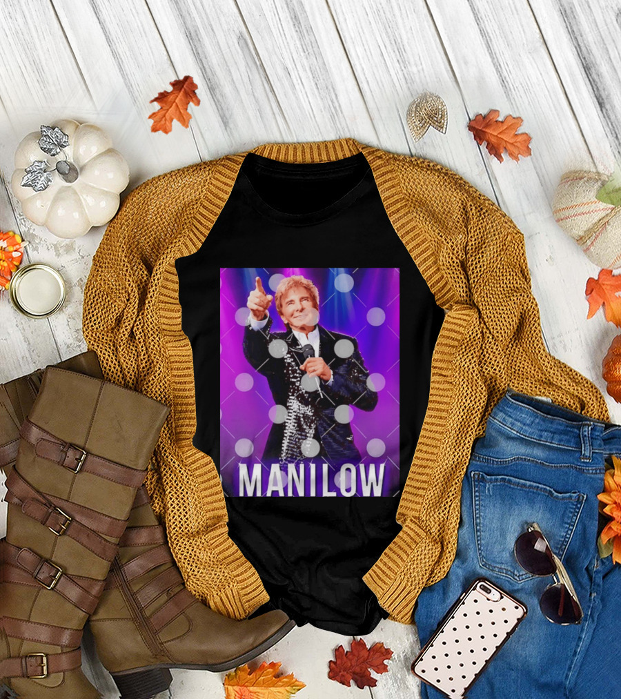 Barry Manilow Starry Stage Performance Concert T-Shirt