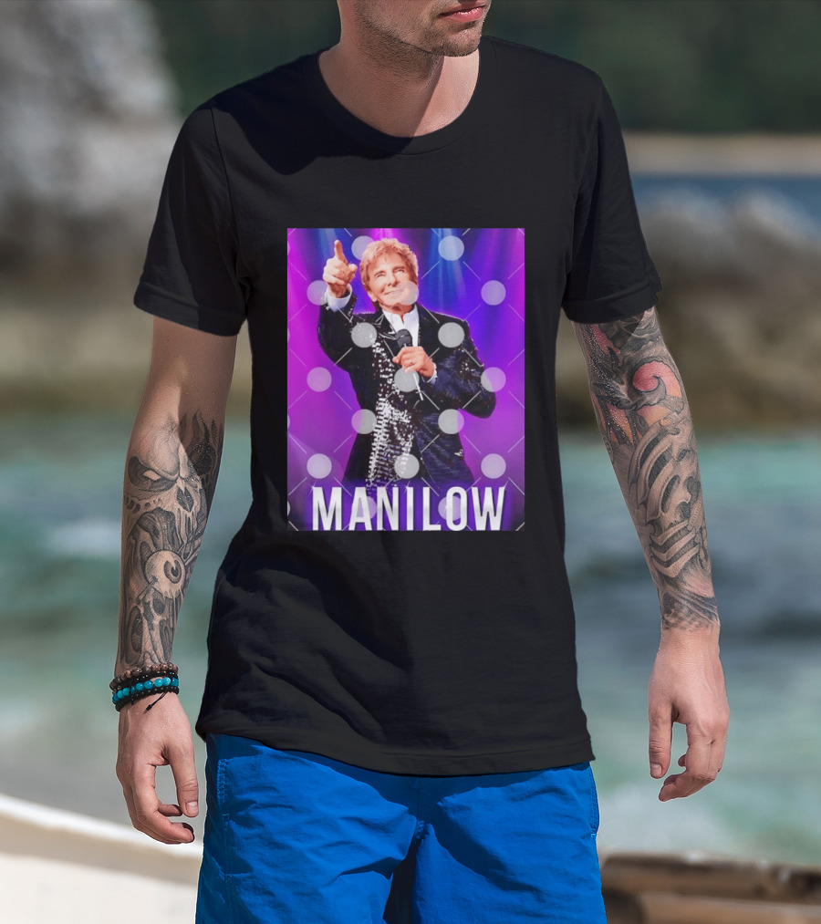 Barry Manilow Starry Stage Performance Concert T-Shirt