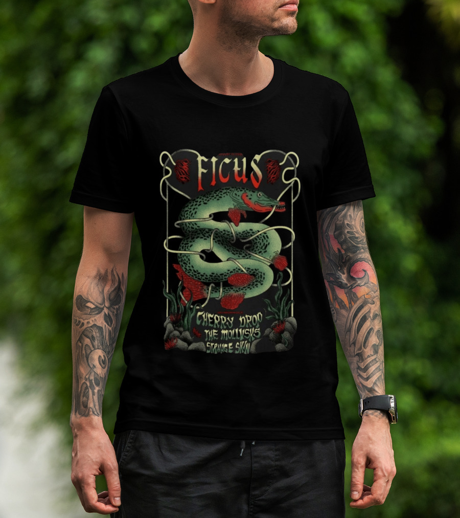 Ficus Cherry Drop The Mollusk's Strange Skin Aug 15 2026 Grand Rapids MI T-Shirt