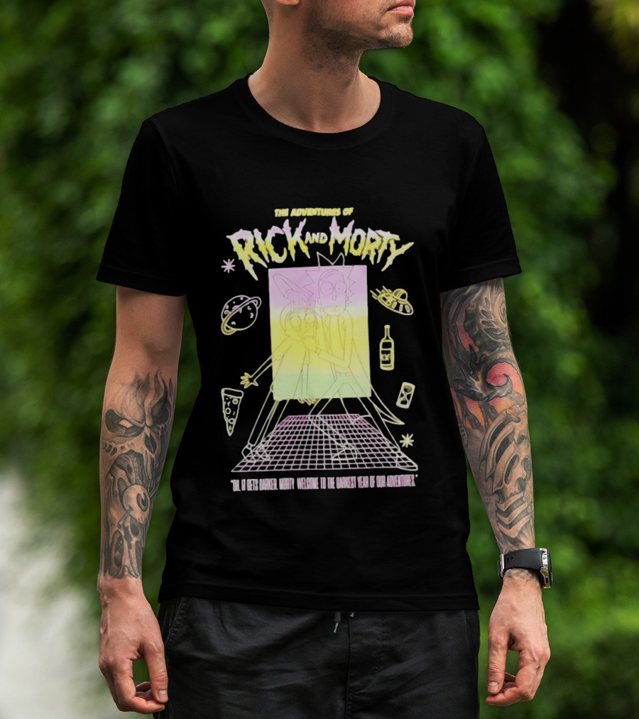 The Adventures Of Rick And Morty Welcome To The Darkest Year Of Our Adventures T-Shirt