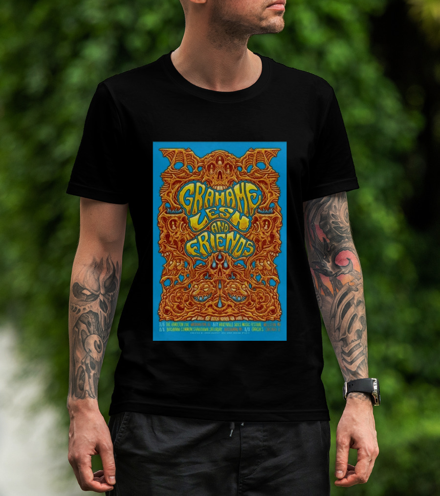 Grahame Lesh And Friends Tour August 2026 Hamilton Annapolis Ridgefield Buchanan Common Garcia's T-Shirt