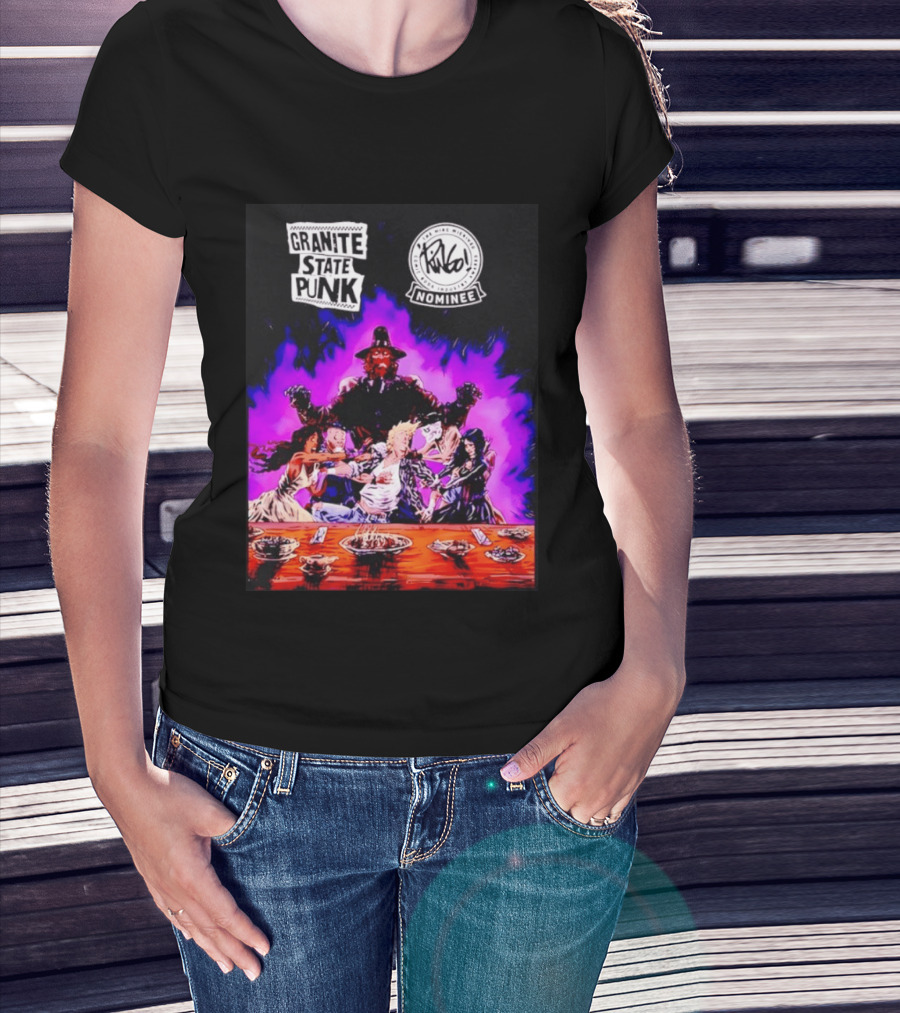 Granite State Punk Mike Wieringo Comic Book Industry Awards Nominee Vibrant Comic T-Shirt