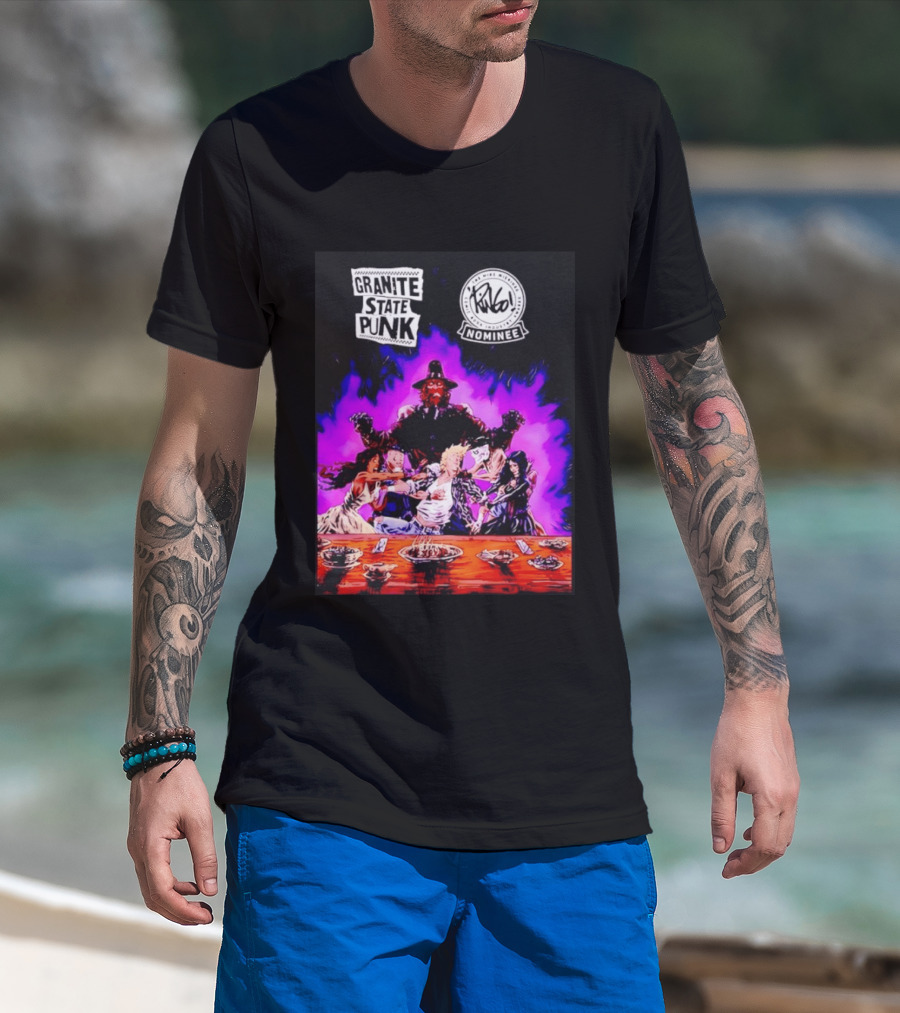 Granite State Punk Mike Wieringo Comic Book Industry Awards Nominee Vibrant Comic T-Shirt