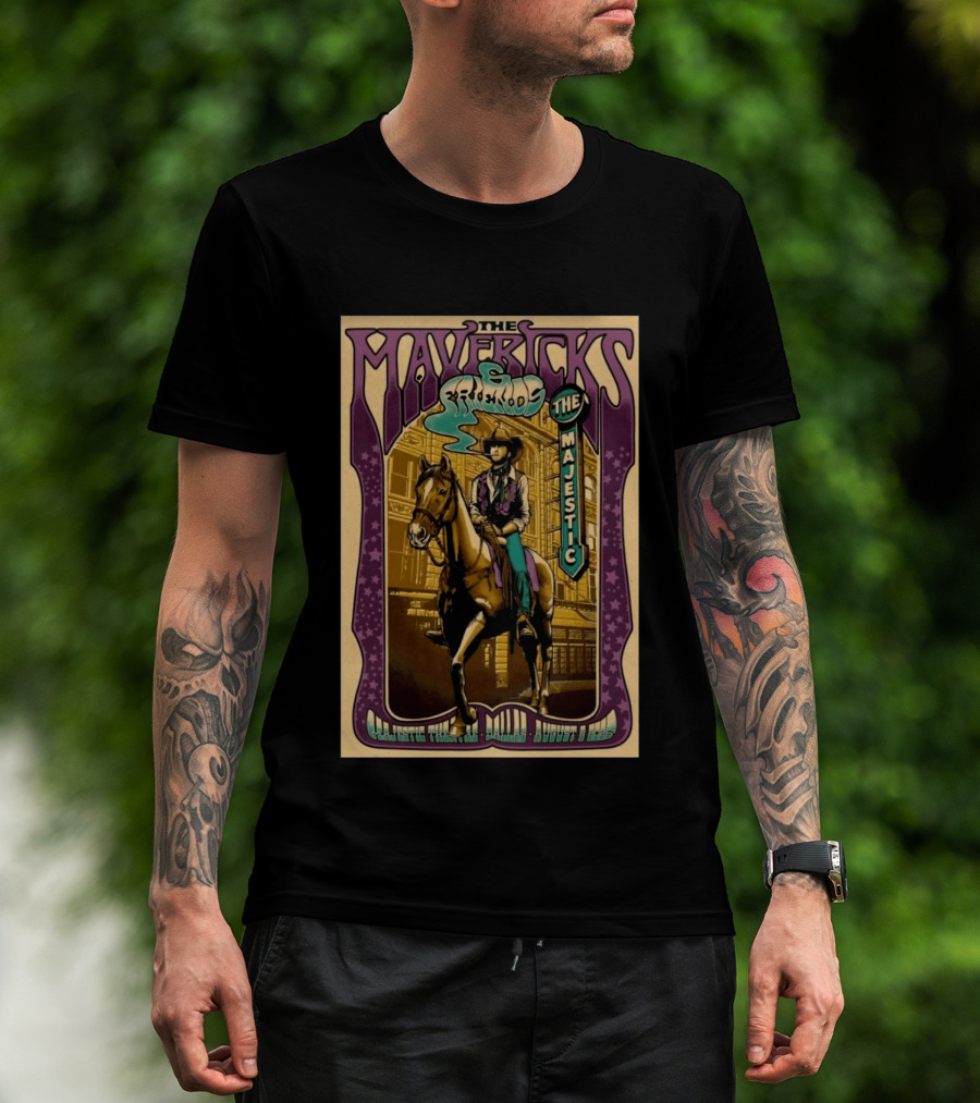 The Mavericks Majestic Theatre Dallas August 8 2026 Tour T-Shirt