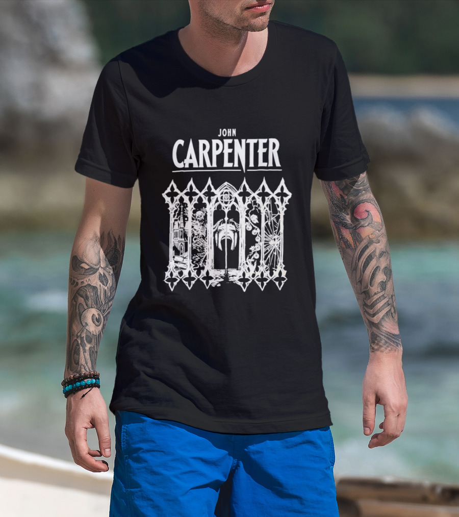 John Carpenter Gothic Horror Film Archway T-Shirt