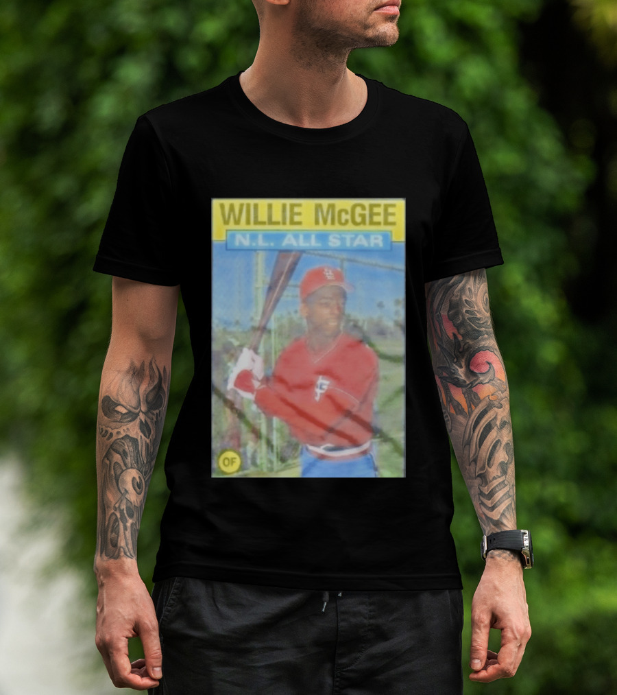 WILLIE McGEE N.L. ALL STAR OF T-Shirt