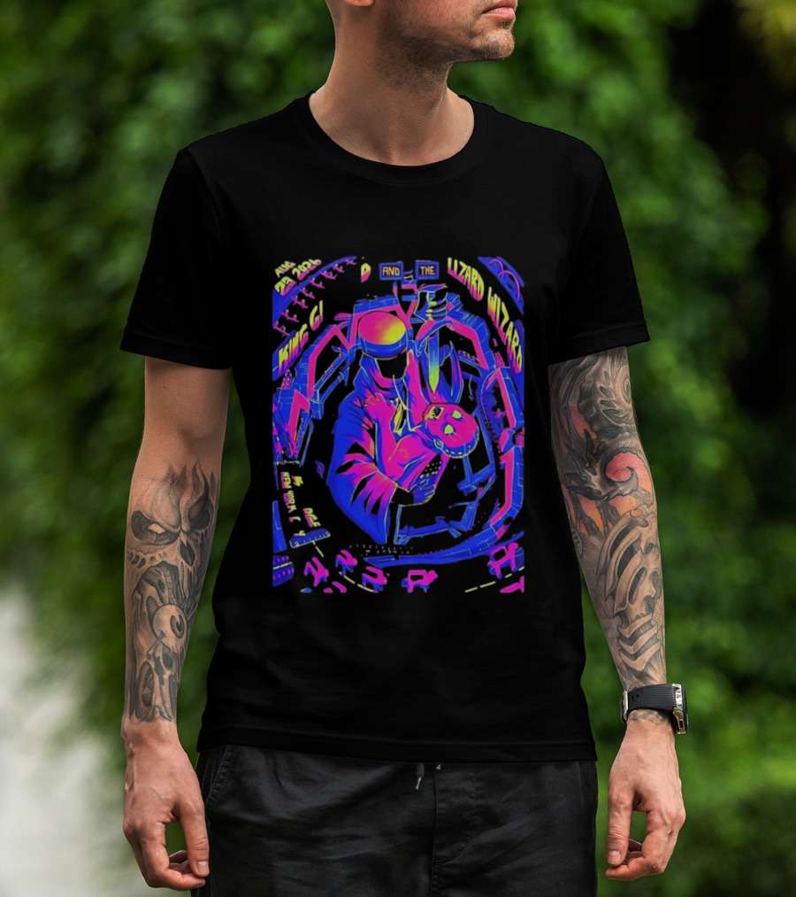 King Gizzard And The Lizard Wizard Aug 23 2024 New York City KS Bridge Concert T-Shirt