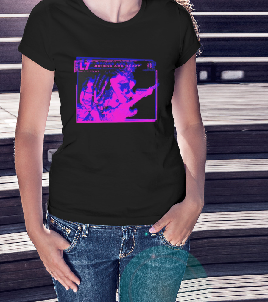 L7 Bricks Are Heavy Band Grunge Alternative Rock Album Cover T-Shirt