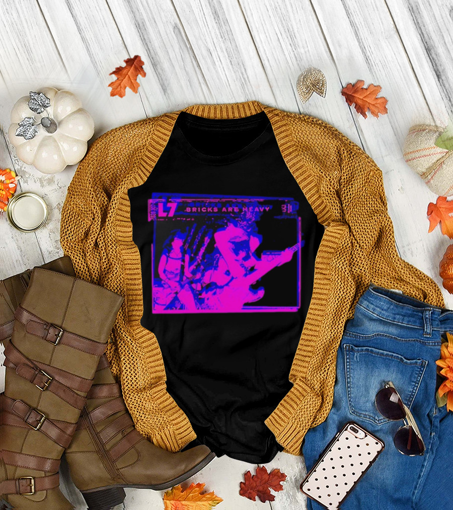 L7 Bricks Are Heavy Band Grunge Alternative Rock Album Cover T-Shirt