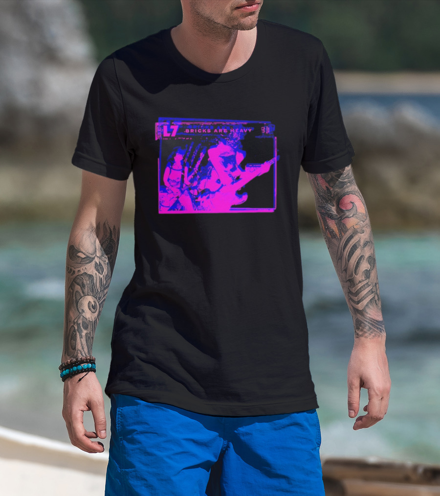 L7 Bricks Are Heavy Band Grunge Alternative Rock Album Cover T-Shirt