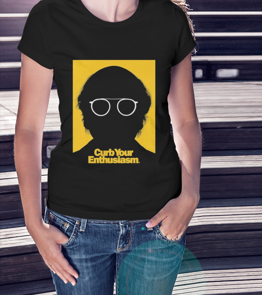 Curb Your Enthusiasm Larry David Silhouette Glasses T-Shirt