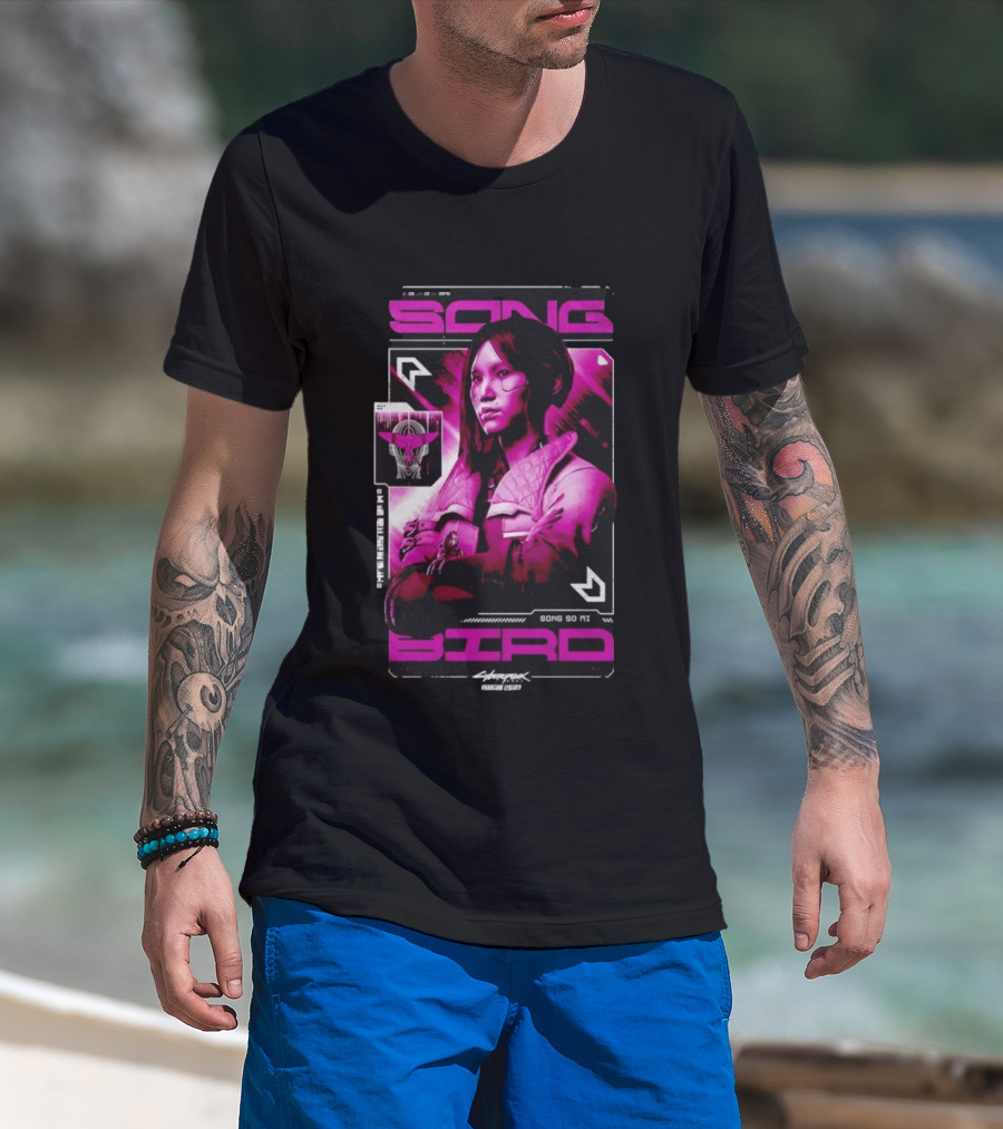 Songbird Song So Mi Cyberpunk 2077 Phantom Liberty T-Shirt