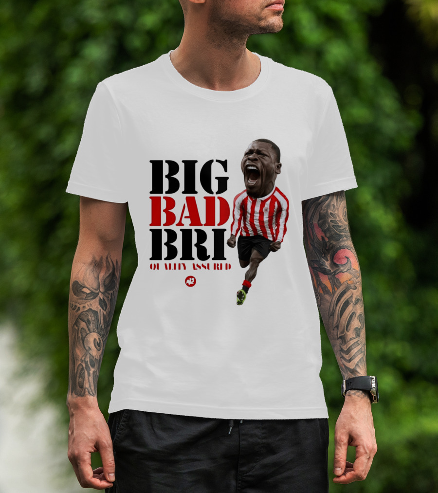 Big Bad Bri Quality Assured Sunderland AFC Caricature T-Shirt
