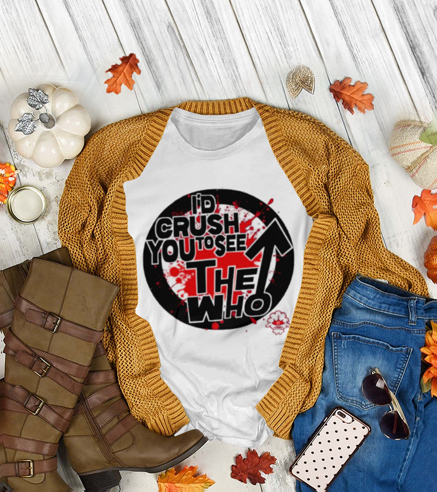 Crush You To See The Who Splatter Circle T-Shirt
