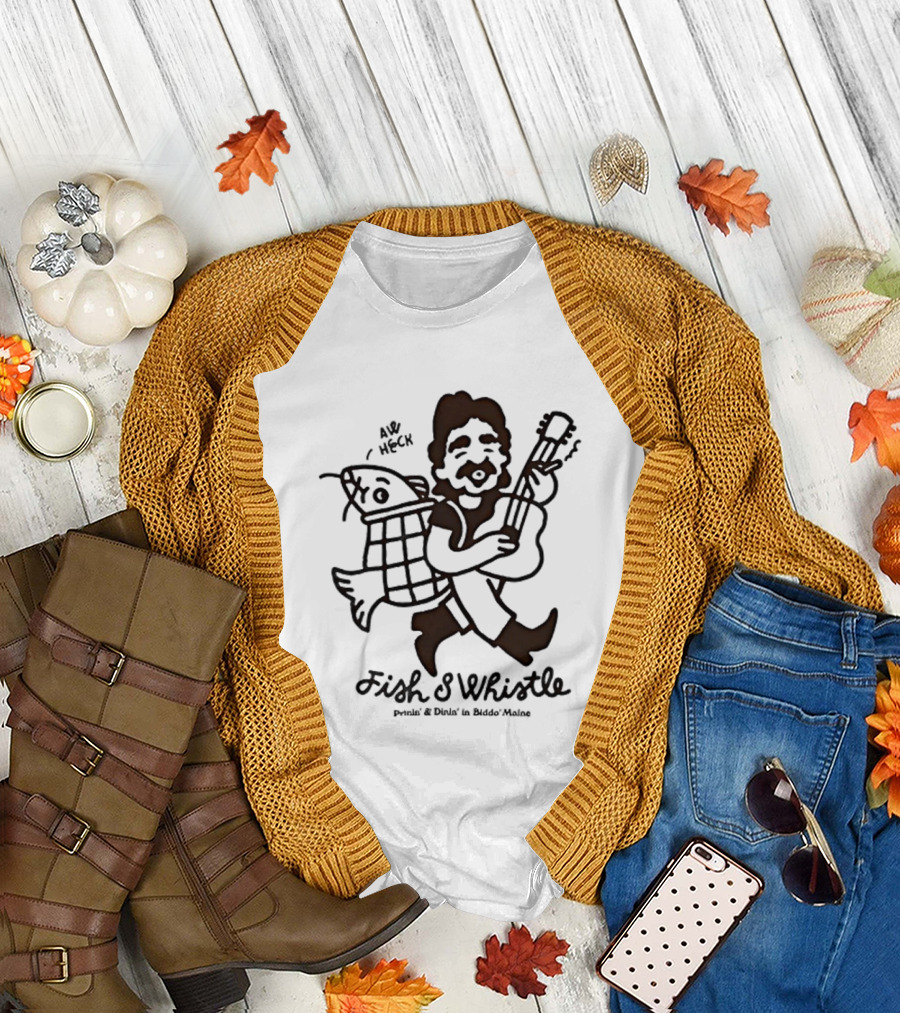 Fish And Whistle Pickin' And A Fishin' In Hickory Woods T-Shirt