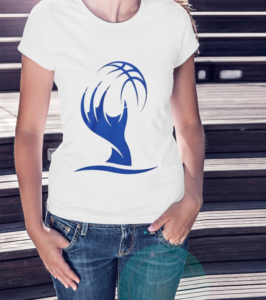 Cleveland Sirens The Claw Basketball Blue Wave T-Shirt