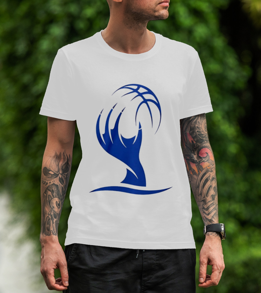 Cleveland Sirens The Claw Basketball Blue Wave T-Shirt