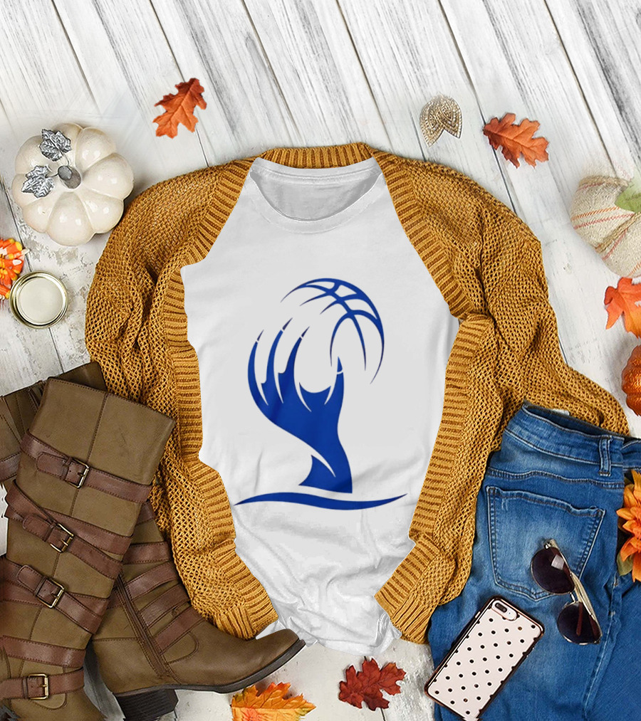 Cleveland Sirens The Claw Basketball Blue Wave T-Shirt