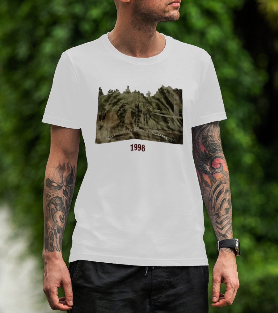 Saratoga Race Course 1998 Horse Racing Thoroughbred Event Saratoga Springs T-Shirt