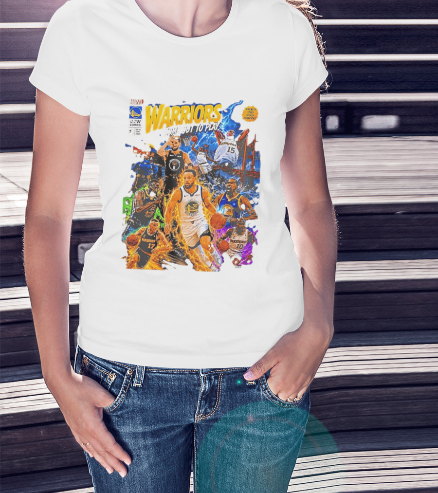 Golden State Warriors Come Out To Play Comic Book Marvel Oracle Arena T-Shirt