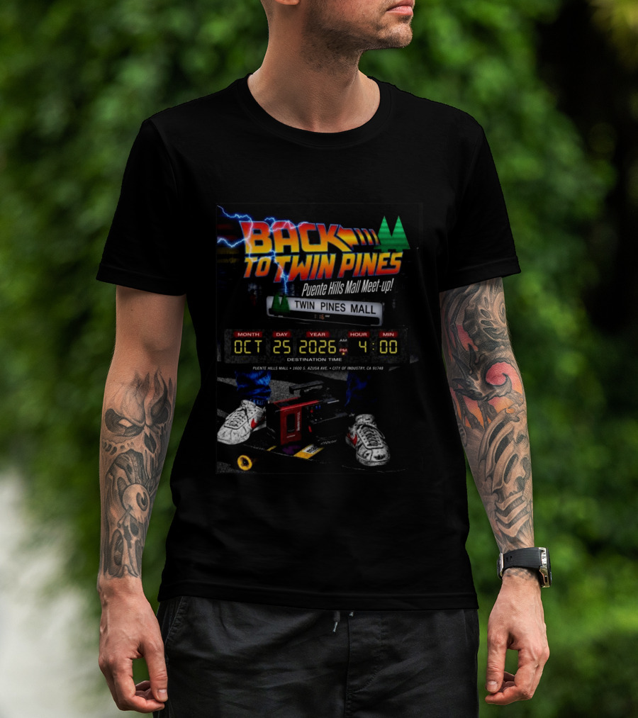 Back To Twin Pines Mall Meet Up October 25 2026 4:00 AM Puente Hills Mall T-Shirt