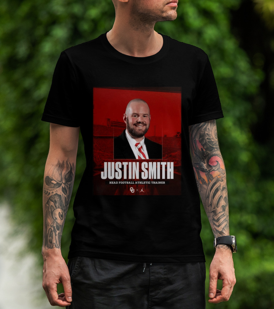 Justin Smith Oklahoma Head Football Athletic Trainer OU T-Shirt