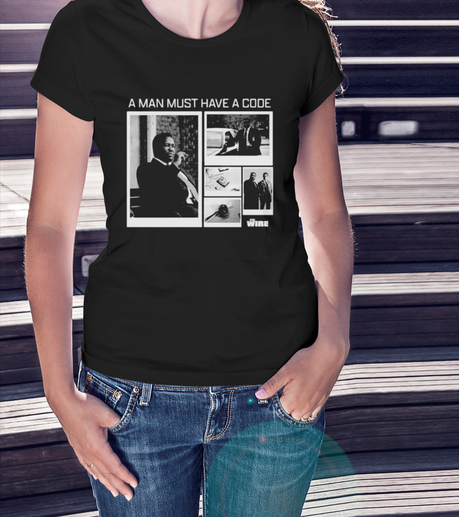 A Man Must Have A Code The Wire Oversized T-Shirt