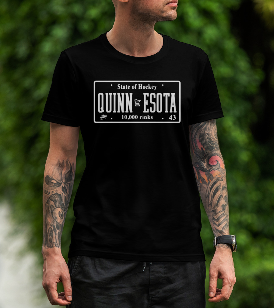 State Of Hockey Quinn Esota 10,000 Rinks 43 T-Shirt