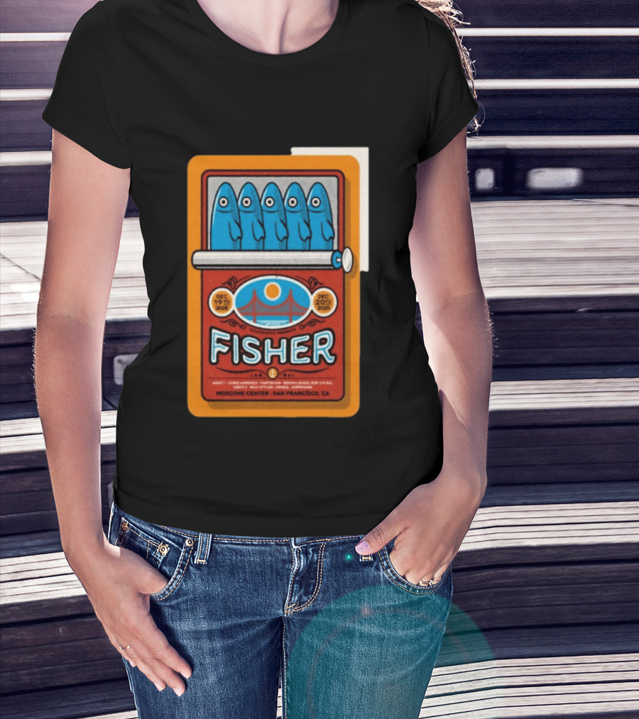Fisher Moscone Center San Francisco December 19 20 2025 Vintage Pop T-Shirt