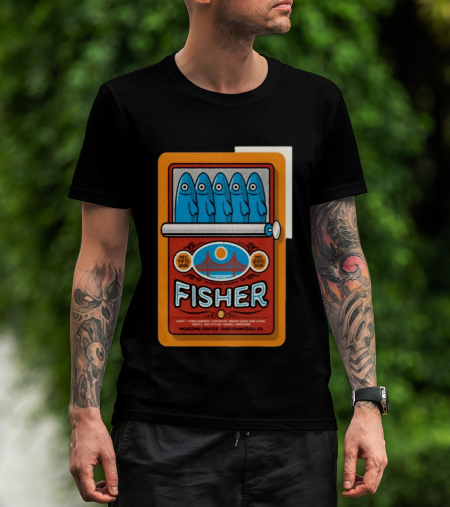 Fisher Moscone Center San Francisco December 19 20 2025 Vintage Pop T-Shirt