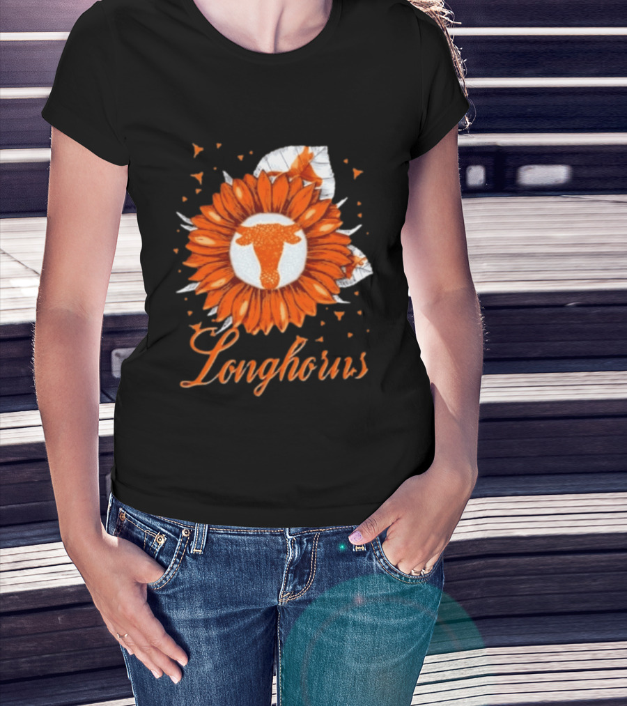 Sunflower Texas Longhorns Football Longhorns T-Shirt