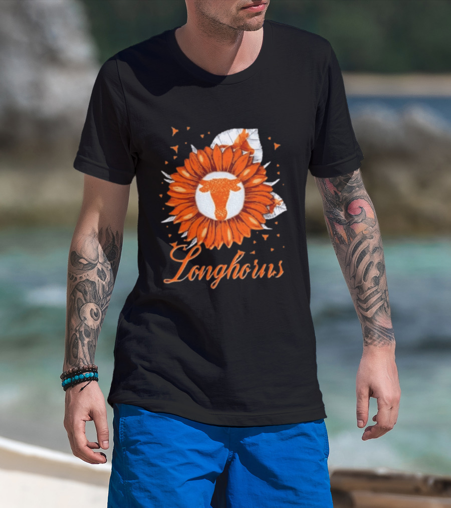 Sunflower Texas Longhorns Football Longhorns T-Shirt