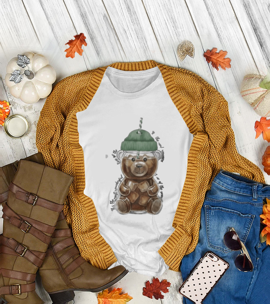 Starbucks Bear Cold Coffee Christmas 2023 Edition T-Shirt