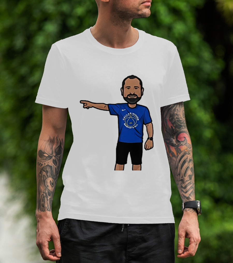 Dallas Wings Basketball Coach Jose Fernandez Classic Nike T-Shirt