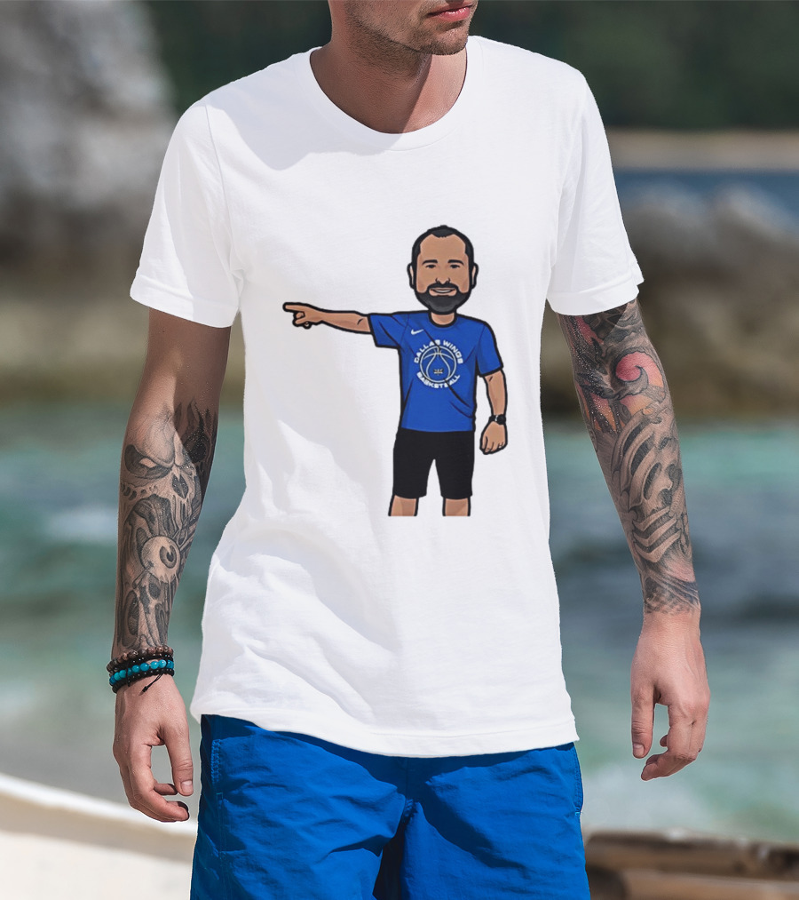 Dallas Wings Basketball Coach Jose Fernandez Classic Nike T-Shirt